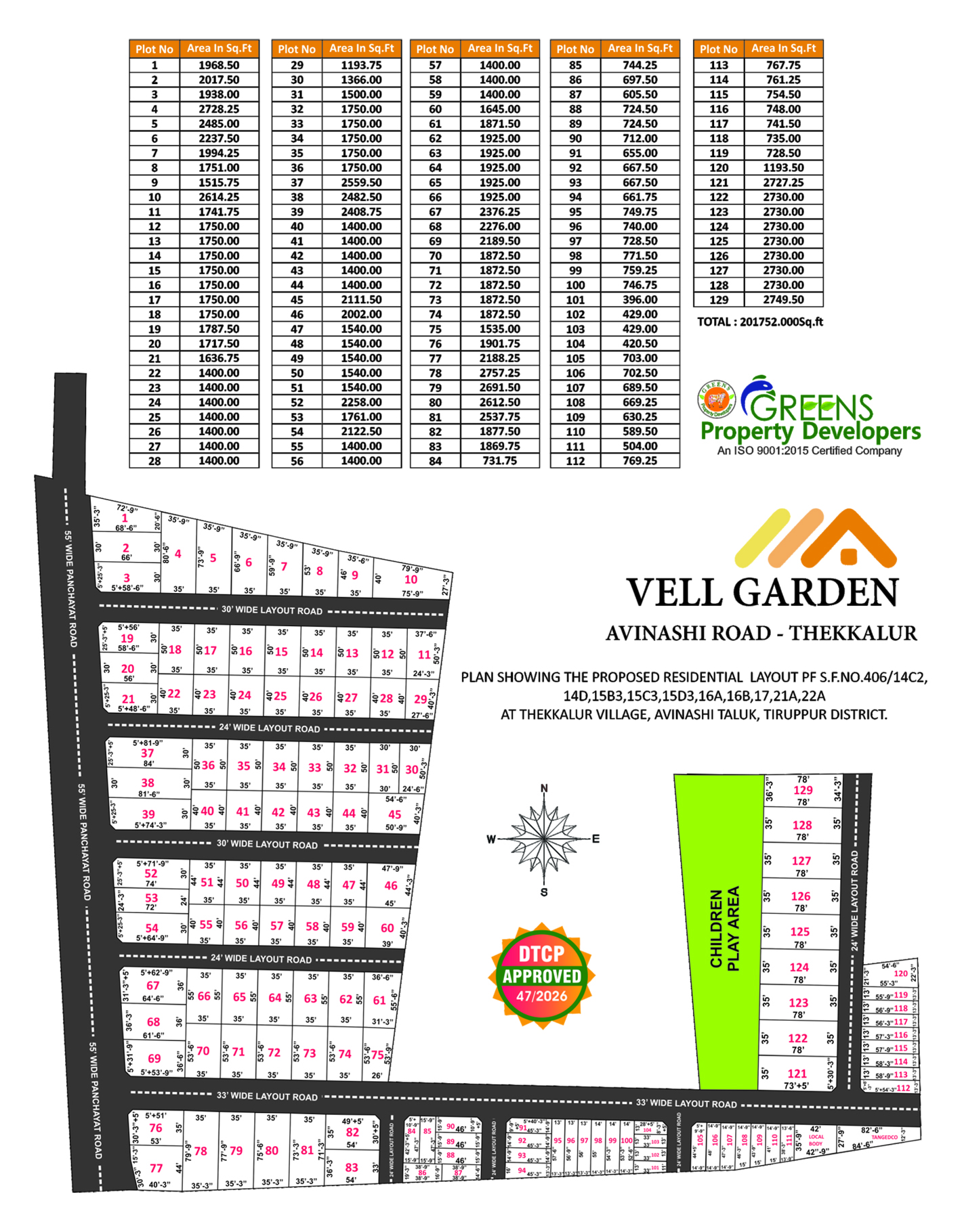 Vell Garden Site Map